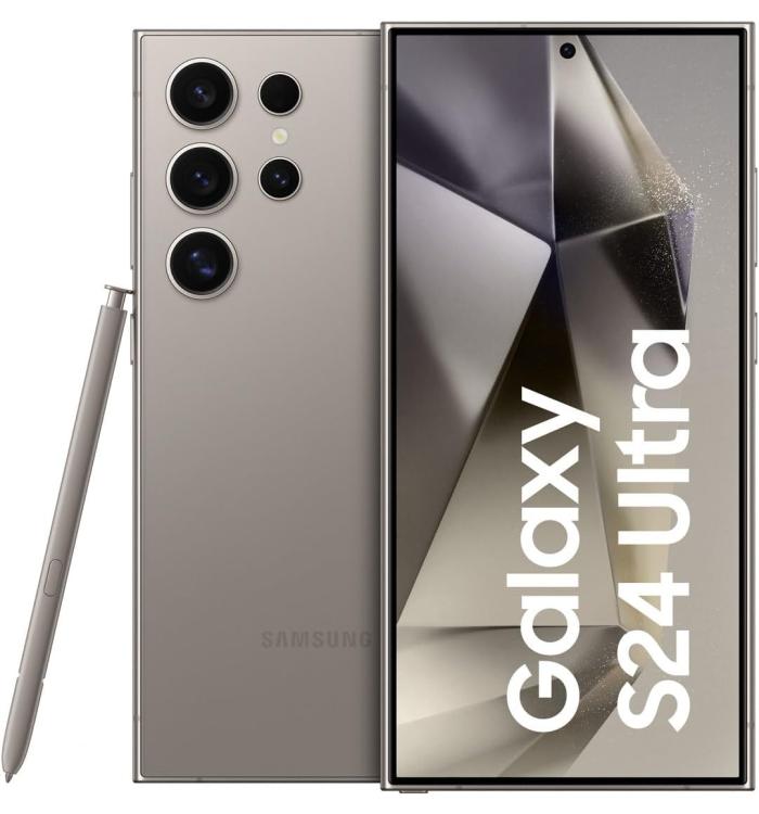 SAMSUNG GALAXY S24 ULTRA 5G 12GB RAM + 256GB TITANIUM GRAY EUROPA