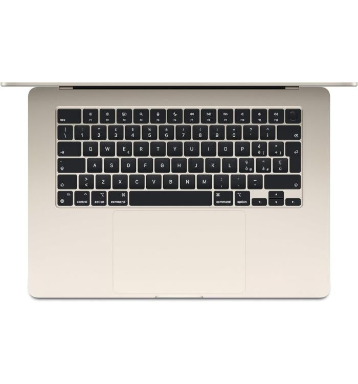APPLE MACBOOK AIR 15" CHIP M3 (2024) CPU 8-CORE GPU 10-CORE 16GB DI RAM + 512GB SSD GARANZIA 24 APPLE GALASSIA - TASTIERA ITALIANA