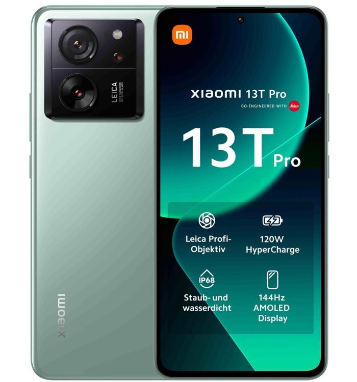 XIAOMI 13T PRO 12+512GB 5G DUAL SIM GREEN