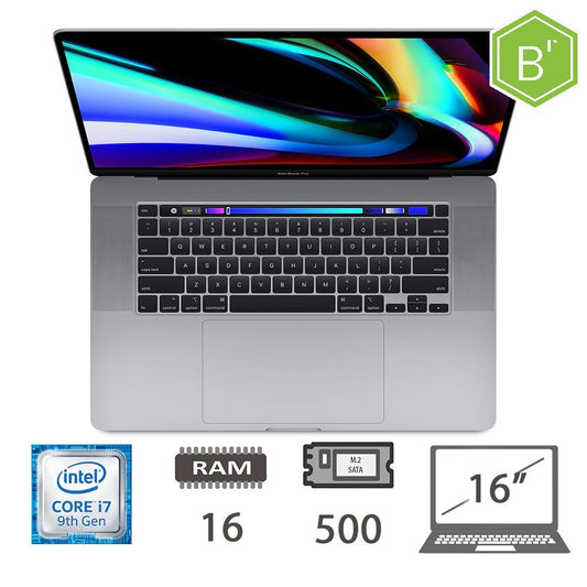 Mbp 16 T.Bar(2019)I7-9750h/16/512/Sg/2y - B 