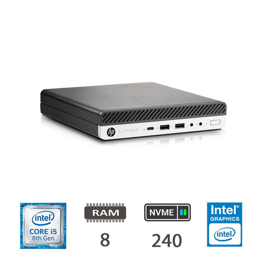 Hp Regloo 600 G4 Dm I5-8400t 8gb Nvme240 W10p 2y 