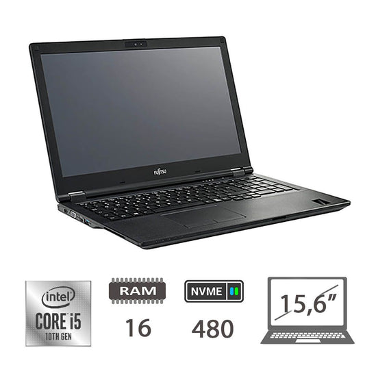 Fujitsu E5510 - I5-10210u/16/Nvme480/15/W11p/2y 