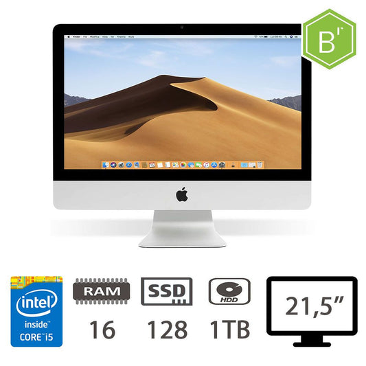 Imac 21.5 (L13)I5-4570r/16/Ssd128+Hdd1tb/2y - B 
