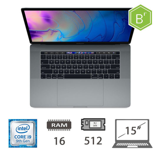 Mbp 15.4 T.Bar(2019)I9-9880h/16/512/Sg/2y - B 